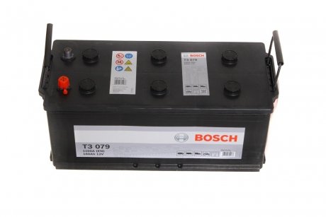 Акумуляторная батарея 180Ah/1100A (513x223x223/+L/B00) Замінено на 0092T50770 BOSCH 0 092 T30 790