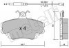 Колодки тормозные (передние) Renault Clio 90-98/Symbol 00-/Megane 96-03/Peugeot 205 87-98 Metelli 22-0120-0K (фото 1)