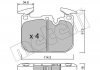 Колодки гальмівні (передні) BMW 3 (F30/F31/F34)/ 4 (F32/F36) 11- Metelli 22-1015-1 (фото 1)