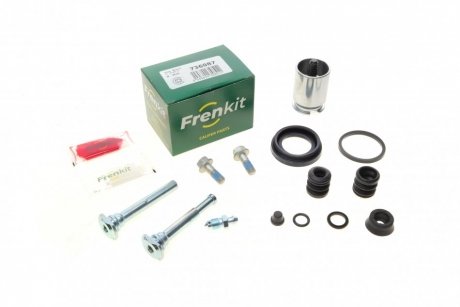 Ремкомплект супорта (заднього) Fiat Punto 07- (d=40mm) (+поршень/направляюча) (Bosch) FRENKIT 736087 (фото 1)