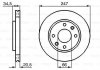 Диск тормозной (передний) Citroen AX/Saxo/Peugeot 106/206/309 96- (247x20.5) BOSCH 0 986 479 B32 (фото 6)