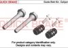 Направляющая суппорта (переднего/к-кт) Toyota Corolla 99-08 (Lucas) QUICK BRAKE 113-1376X (фото 1)