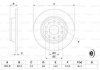 Диск тормозной (задний) Audi A3/Skoda Octavia/Superb/VW Golf/Passat 03- (282x12) BOSCH 0 986 479 B93 (фото 6)