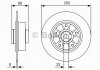 Диск тормозной (задний) Renault Megane III/Scenic III 08- (260x8) BOSCH 0 986 479 C87 (фото 1)