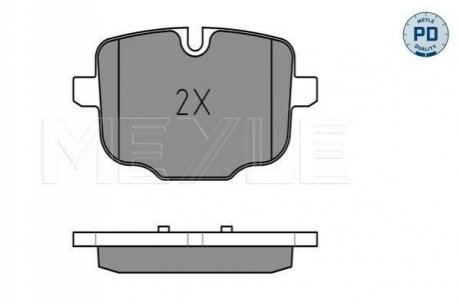 Колодки тормозные (задние) BMW 5 (G30,G31)/7 (G11,G12)/X5 (G05)/X6 (G06) 17- MEYLE 025 247 0318/PD