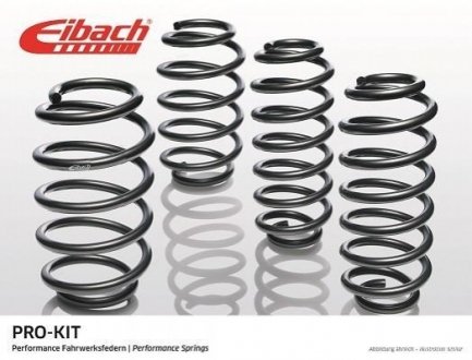 Комплект пружин (Pro-Kit) BMW 3 (F30/F80/F34/F31)/4 (F36) 2.0/3.0d 12-19(4 шт.)(N47/B47/N55/B58/N57) EIBACH E10-20-031-04-22