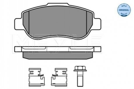 Колодки тормозные (передние) Fiat Panda 03-/500/500C 07-/Ford Ka II 08-16 MEYLE 025 240 7217/W