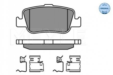 Колодки тормозные (задние) Toyota Auris 06-18/Corolla 06-19 MEYLE 025 246 6415/W