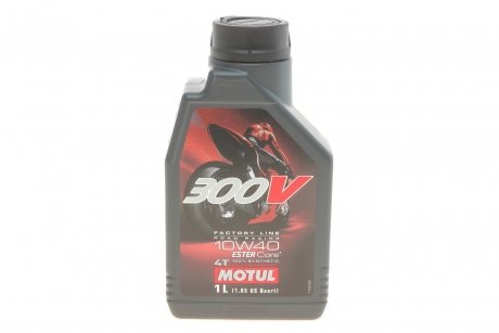 Олива 4T 300V FL SAE 10W40 1L MOTUL 836111