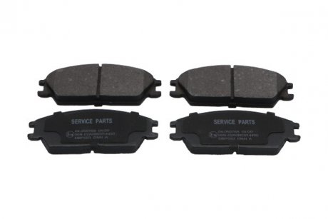 Колодки тормозные (передние) Hyundai Accent I/II 94-05/Getz 02-10/Elantra 90-00/Pony 85-95 KAVO KBP-3028 (фото 1)
