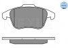 Колодки тормозные (передние) Citroen C4 09-/C4 Grand Picasso 06-13/Peugeot 3008 11-16/5008 09-17 MEYLE 025 245 5719 (фото 1)