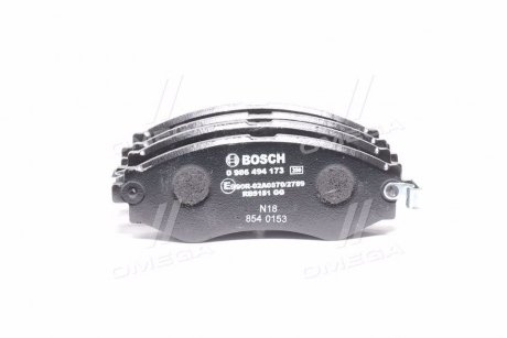 Колодки гальмівні (передні) Chevrolet Epica 2.0-2.5D 05- BOSCH 0 986 494 173