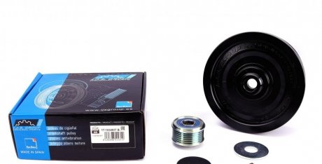 Шків колінвалу + шків генератора BMW 1/3/5/X3 2.0D 02- (4PK+6PK) IJS GROUP 17-1034KIT B