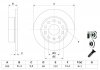 Диск тормозной (задний) Audi A3/Skoda Octavia 03-/VW Caddy/Golf 04-15 (253x10) BOSCH 0 986 479 099 (фото 5)