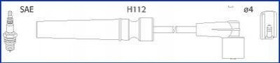 Провода зажигания Chevrolet Aveo/Daewoo Lanos 1.4/1.6 16V 97- (к-кт) HITACHI 134236 (фото 1)