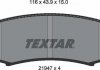 Колодки тормозные (задние) Mitsubishi Pajero IV 06-/Toyota Land Cruiser 84-/Prado 02-/Lexus GX 01- TEXTAR 2194701 (фото 5)