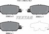 Колодки тормозные (задние) Honda CR-V V 17- TEXTAR 2285201 (фото 8)