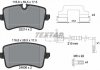 Колодки гальмівні (задні) Audi A4/A5/A6/A7 07-15/Porsche Macan 14- (Lucas) Q+ (з датчиками) TEXTAR 2521413 (фото 13)