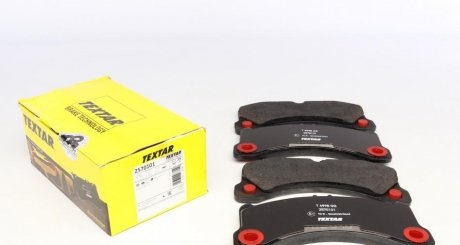 Колодки тормозные (передние) Porsche Cayenne 10- TEXTAR 2570101 (фото 1)