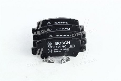 Колодки тормозные (задние) Toyota Corolla 1.4-2.0D 00- BOSCH 0 986 424 790