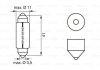 Автолампа C5W 12V 5W SV8.5-8 BOSCH 1 987 302 225 (фото 6)