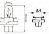 Автолампа PBX4 12V 1.12W BX8.4d BOSCH 1 987 302 243 (фото 6)