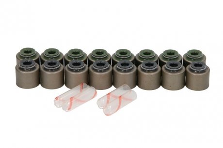 Сальник клапана (впуск/выпуск) Mazda 2/3/6 1.5/2.2Di 12- (к-кт 16 шт.) ELRING 550.860 (фото 1)