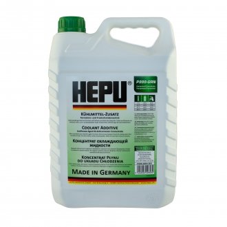 Антифриз (желтый) G11 (5L) (-35°) (концентрат) HEPU P999-GRN-005