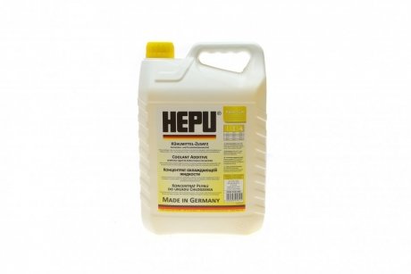 Антифриз (желтый) G11 (5L) (-35°) (концентрат) HEPU P999-YLW-005