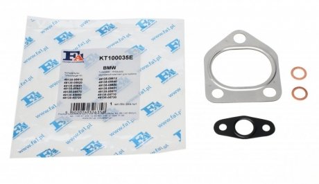 Комплект прокладок турбіни BMW 3 (E90) 04-11 Fischer Automotive One (FA1) KT100035E