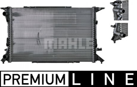 Радиатор охлаждения Audi A4/A5/A6/Q3/Q5 1.4-3.0d 07- MAHLE / KNECHT CR 1060 000P (фото 1)