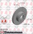 Диск тормозной (передний) Citroen Jumper/Fiat Ducato/Peugeot Boxer 1.4t 94- (280x24) ZIMMERMANN 180.3013.20 (фото 1)