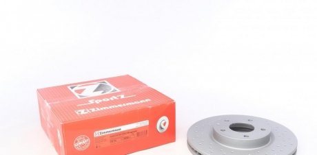 Диск тормозной (передний) Mazda 6 13-/CX-5 12-17 (297x28) ZIMMERMANN 370.3050.52 (фото 1)