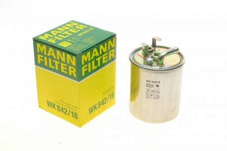 Фильтр топливный MB Sprinter/Vito CDI (с подогревом) MANN WK 842/18 (фото 1)