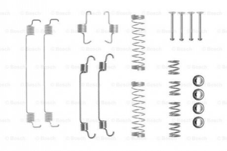 Комплект пружинок колодок ручника Citroen C2/C3/C4/Peugeot 208/301 02- BOSCH 1 987 475 304 (фото 1)