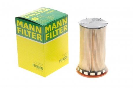 Фильтр топливный VW Golf VII 1.6/2.0TDI 12- (h-102mm) MANN PU 8028 (фото 1)