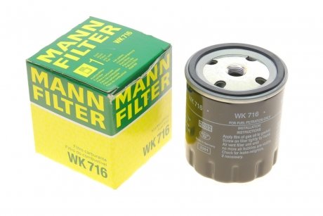 Фільтр паливний MB 123 (C123) 2.0-3.0D 75-96 OM616/617 MANN WK 716