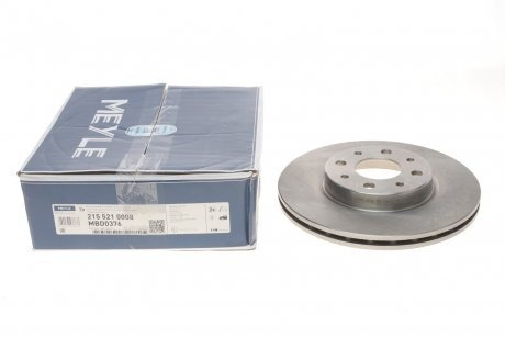 Диск гальмівний (передній) Fiat Doblo 01- (257x20) MEYLE 215 521 0008 (фото 1)