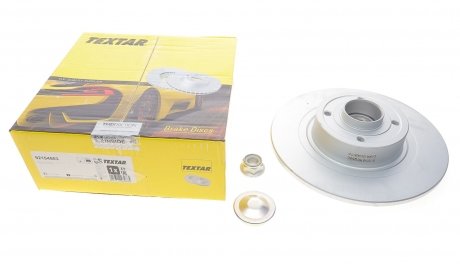 Диск тормозной (задний) Renault Scenic II/Megane II 03-10 (270х10) TEXTAR 92154503 (фото 1)