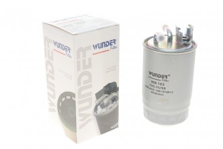 Фільтр паливний VW T4 1.9-2.5TDI -03 WUNDER FILTER WB 103 (фото 1)