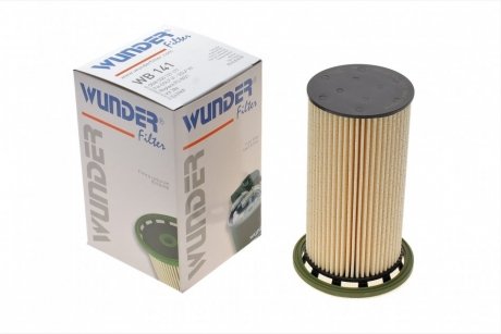 Фильтр топливный VW Golf VII 1.6/2.0TDI 12- (h-102mm) WUNDER FILTER WB 141 (фото 1)