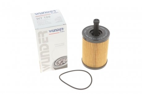 Фильтр масляный VW T5/Caddy III 03- (MANN-FILTER) WUNDER FILTER WY 106 (фото 1)