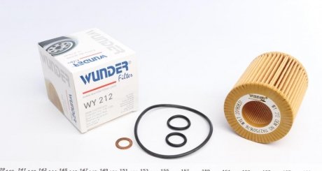 Фильтр масляный BMW 3 (E46/E90) /5 (E60) 1.6/2.0/1.8/2.0 WUNDER FILTER WY 212 (фото 1)