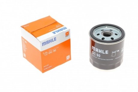Фільтр масляний Opel 85- (benzin) (h=80mm) MAHLE / KNECHT OC 90