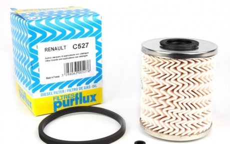 Фильтр топливный Renault Trafic 1.9/2.5dCi Purflux C527