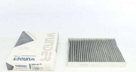 Фільтр салону Citroen Xsara Picasso 99-12 (вугільний) WUNDER FILTER WPK 407 (фото 1)