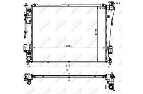 Радіатор NRF 59200