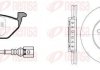 Комплект гальмівний передн. AUDI A3 96-;SEAT TOLEDO 98-;SKODA FABIA 99-,OCTAVIA (вир-во REMSA) 8633.10