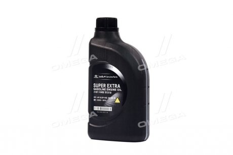 Олива моторна Super Extra Gasoline 5W-30 API SL, ILSAC GF-3, 05100-00110 (Каністра 1л) Hyundai/Kia/Mobis 0510000110 (фото 1)