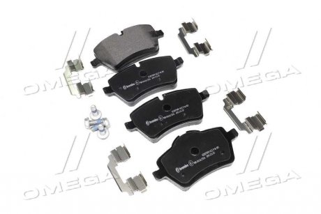 Колодки тормозные (передние) Mini (R50/R53/R52/R56/R57/R58/R59) 01-16 BREMBO P 06 051 (фото 1)